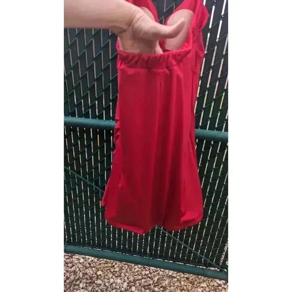 Gorgeous sexy red pinup style swimsuit in size 4x - Picture 4 of 6